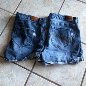 2 pairs of Express shorts
